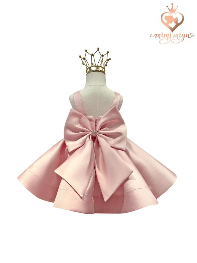 Mimi Miya Charlotte Mikado Dress Blush Pink
