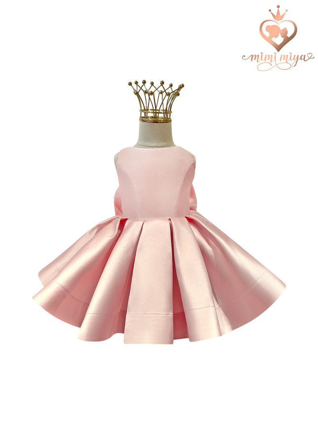 Mimi Miya Charlotte Mikado Dress Blush Pink