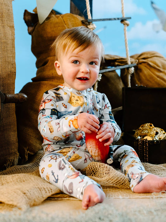 Timeless Coverall Onesie - Ships Ahoy