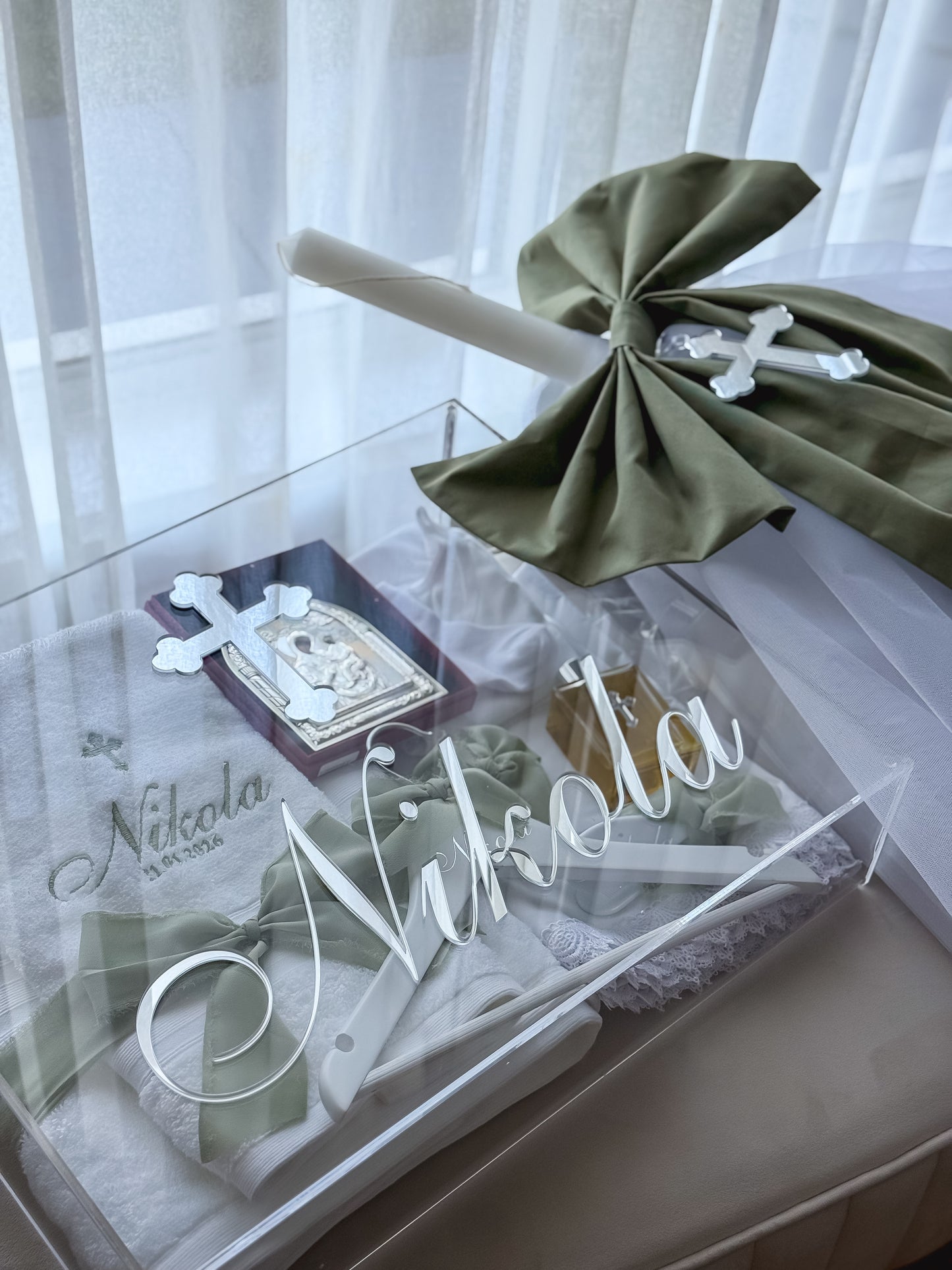 Acrylic Christening Box
