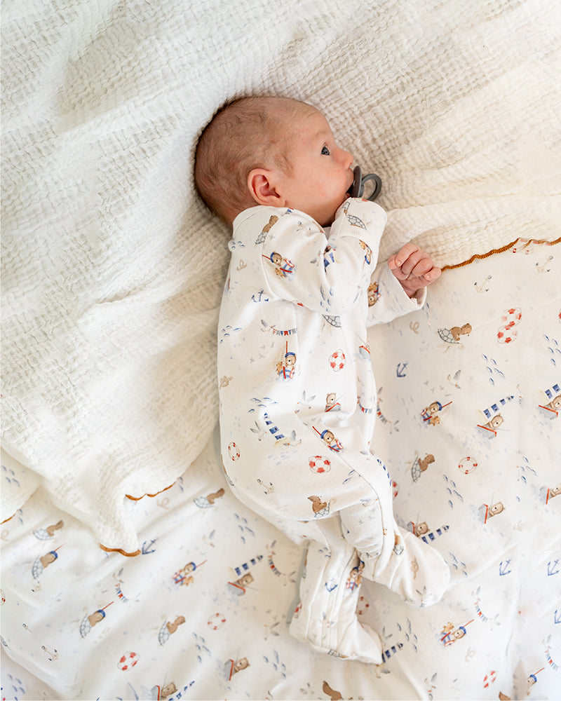 Axel Print Organic LS Zipsuit