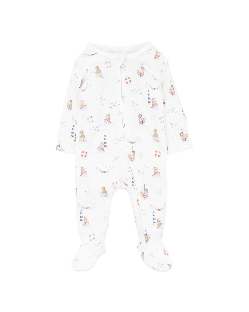 Axel Print Organic LS Zipsuit
