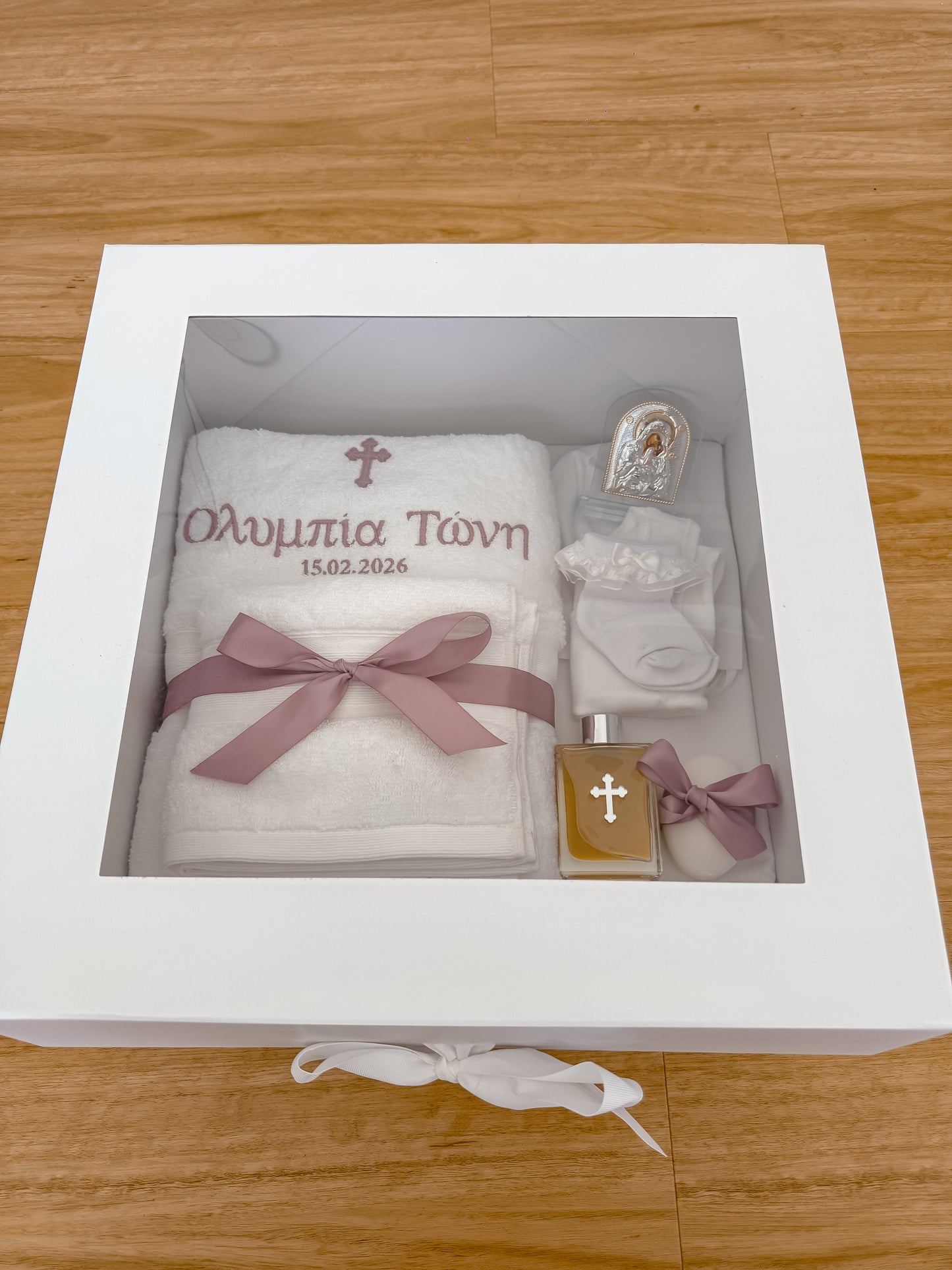 Essential Orthodox Christening Box Contents Package