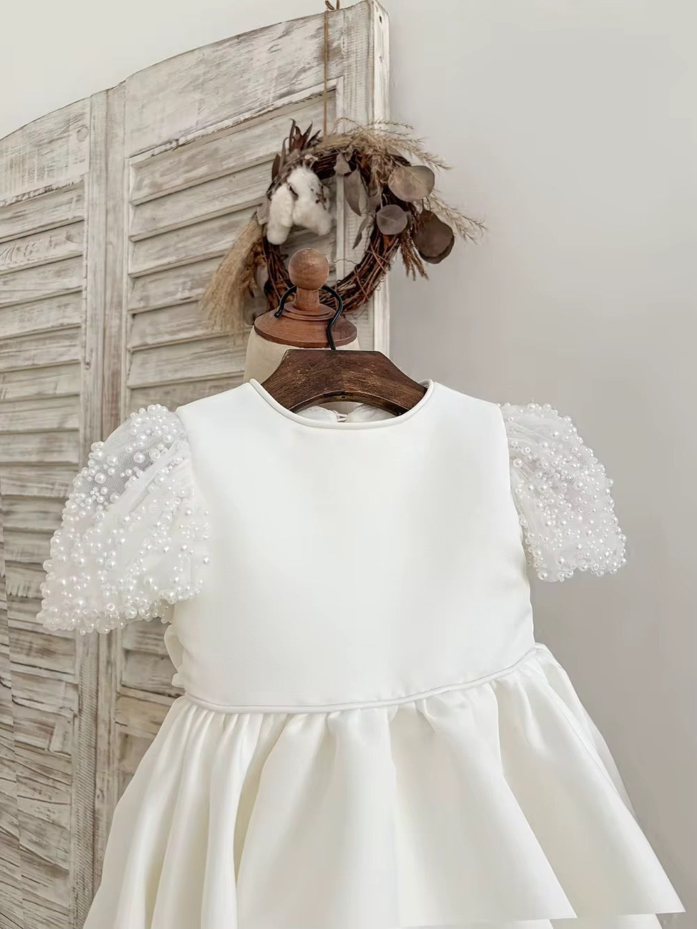 Adriana Mikado & Pearl Christening Gown