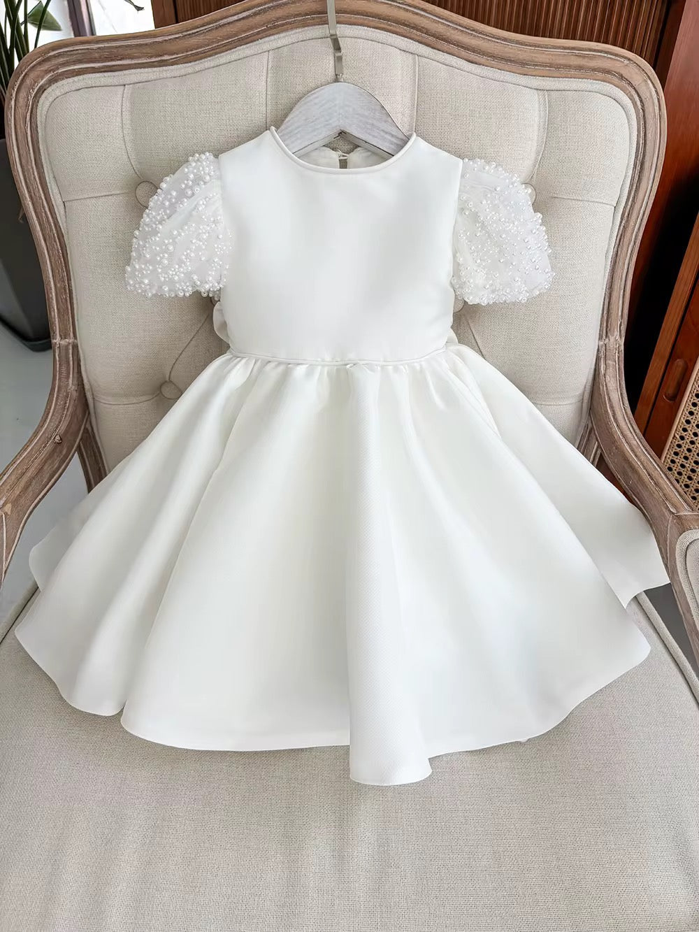 Adriana Mikado & Pearl Christening Gown
