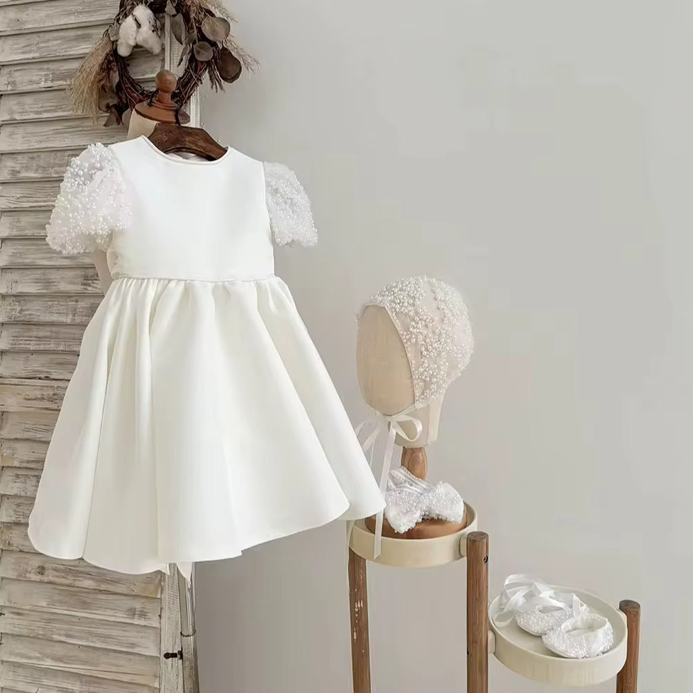 Adriana Mikado & Pearl Christening Gown