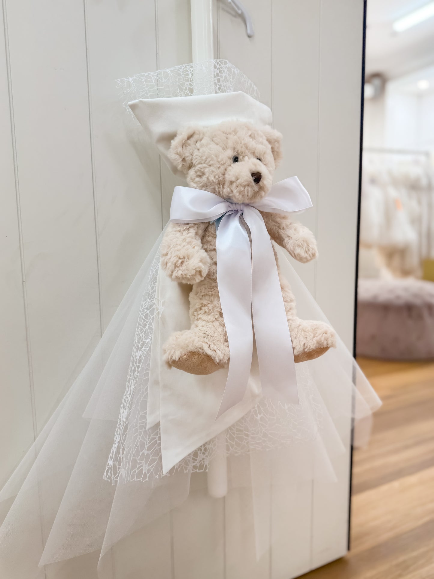 Orthodox Christening Candle - Layered Fabric