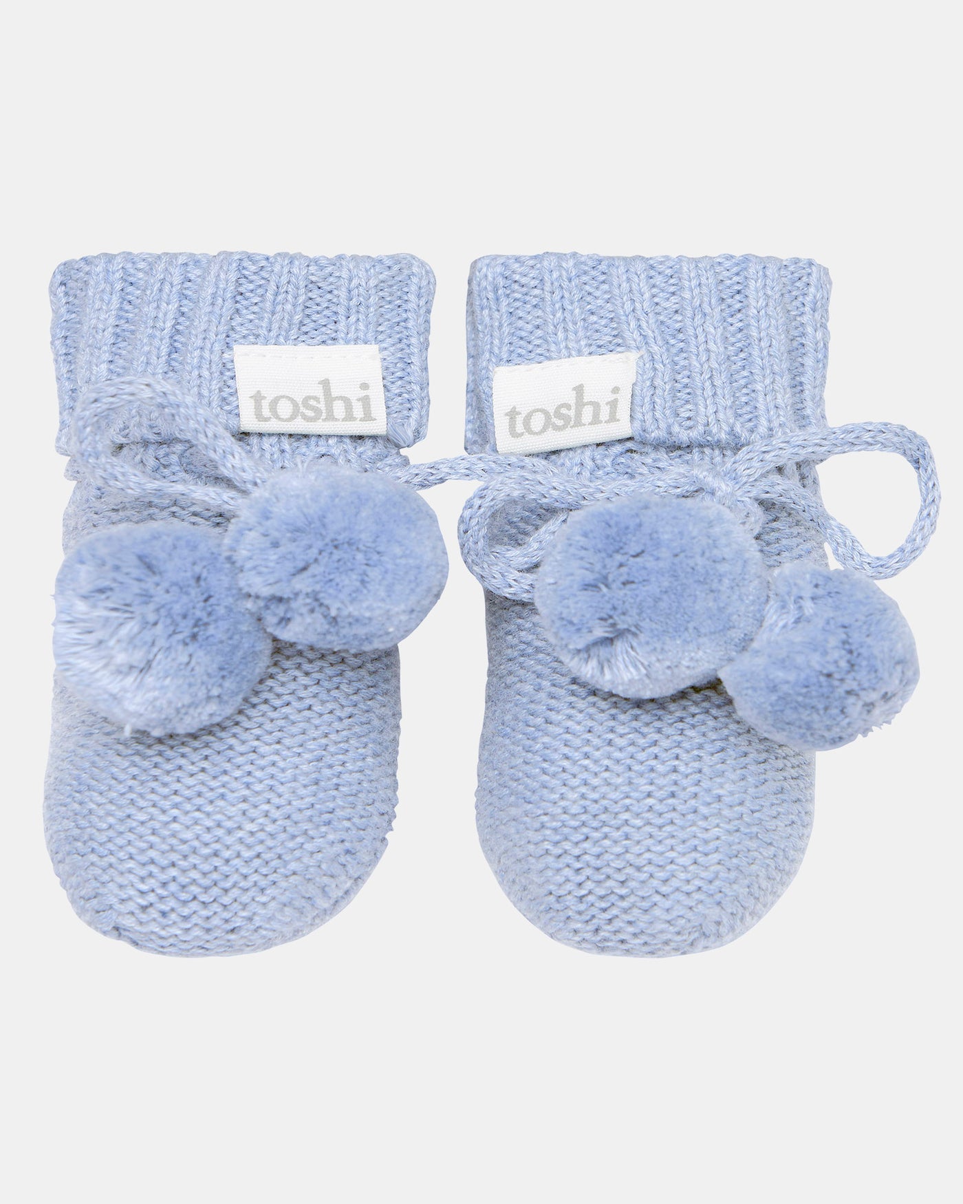 Toshi Baby Booties - Bluebird
