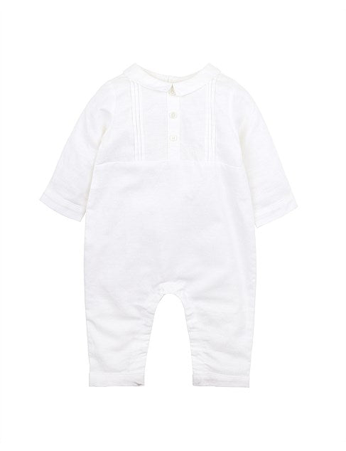 Oliver Linen Blend Romper