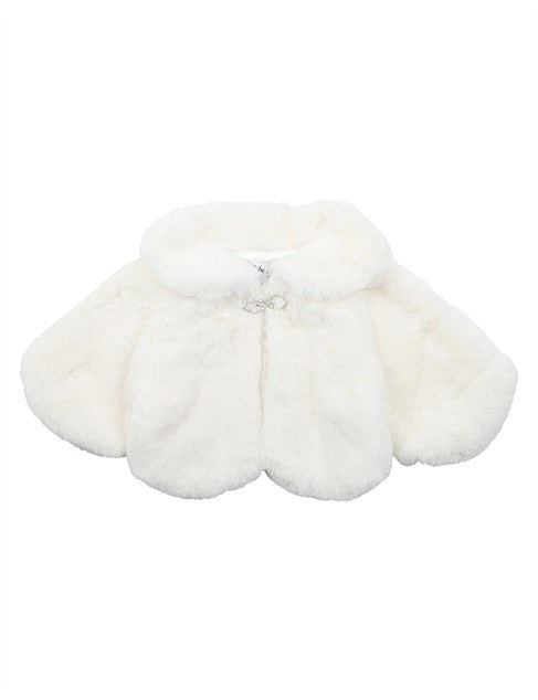 Petal Faux Fur Jacket