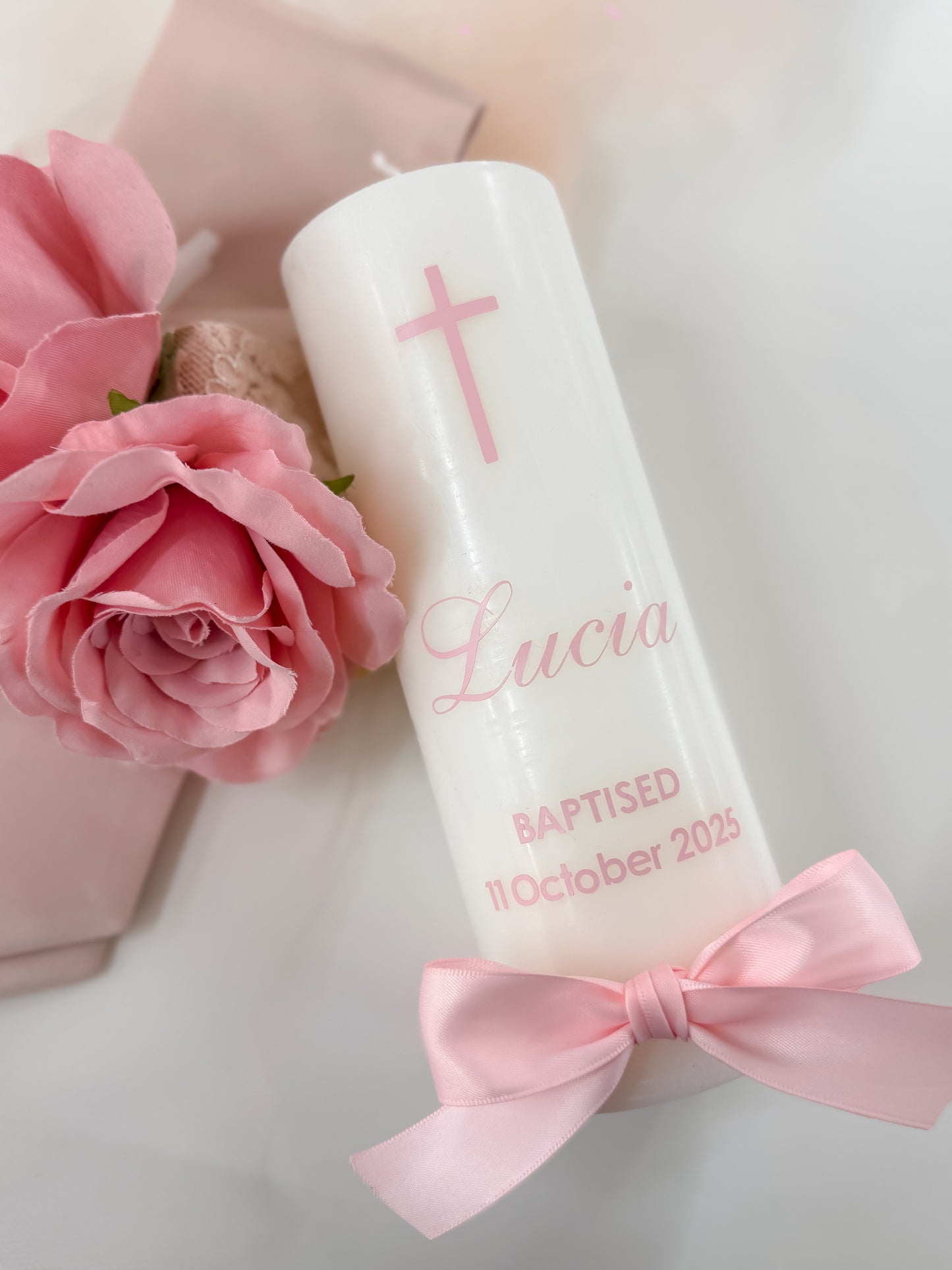 Personalised Classic Baptism Candle