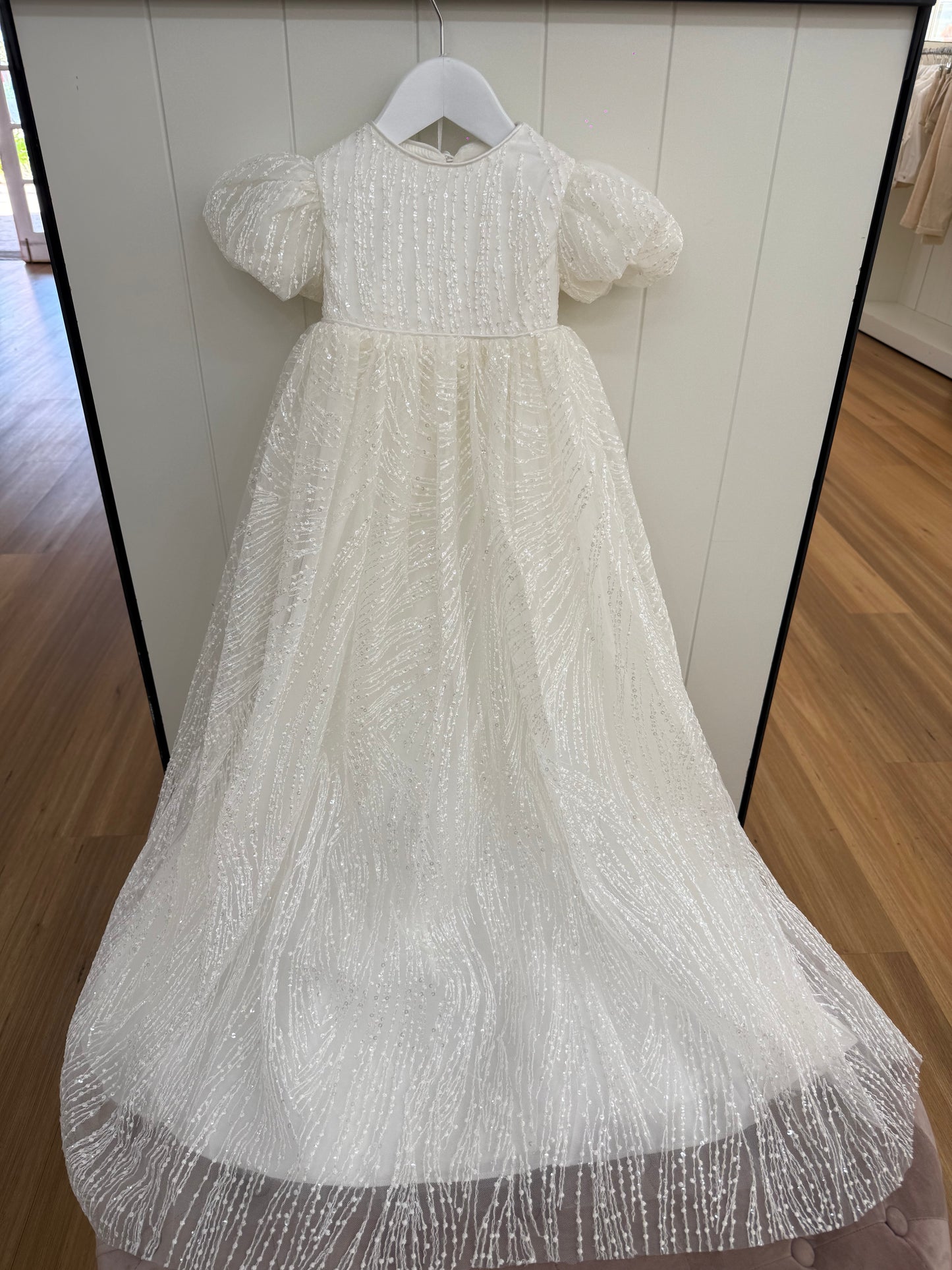Eliana Sparkle Christening Gown