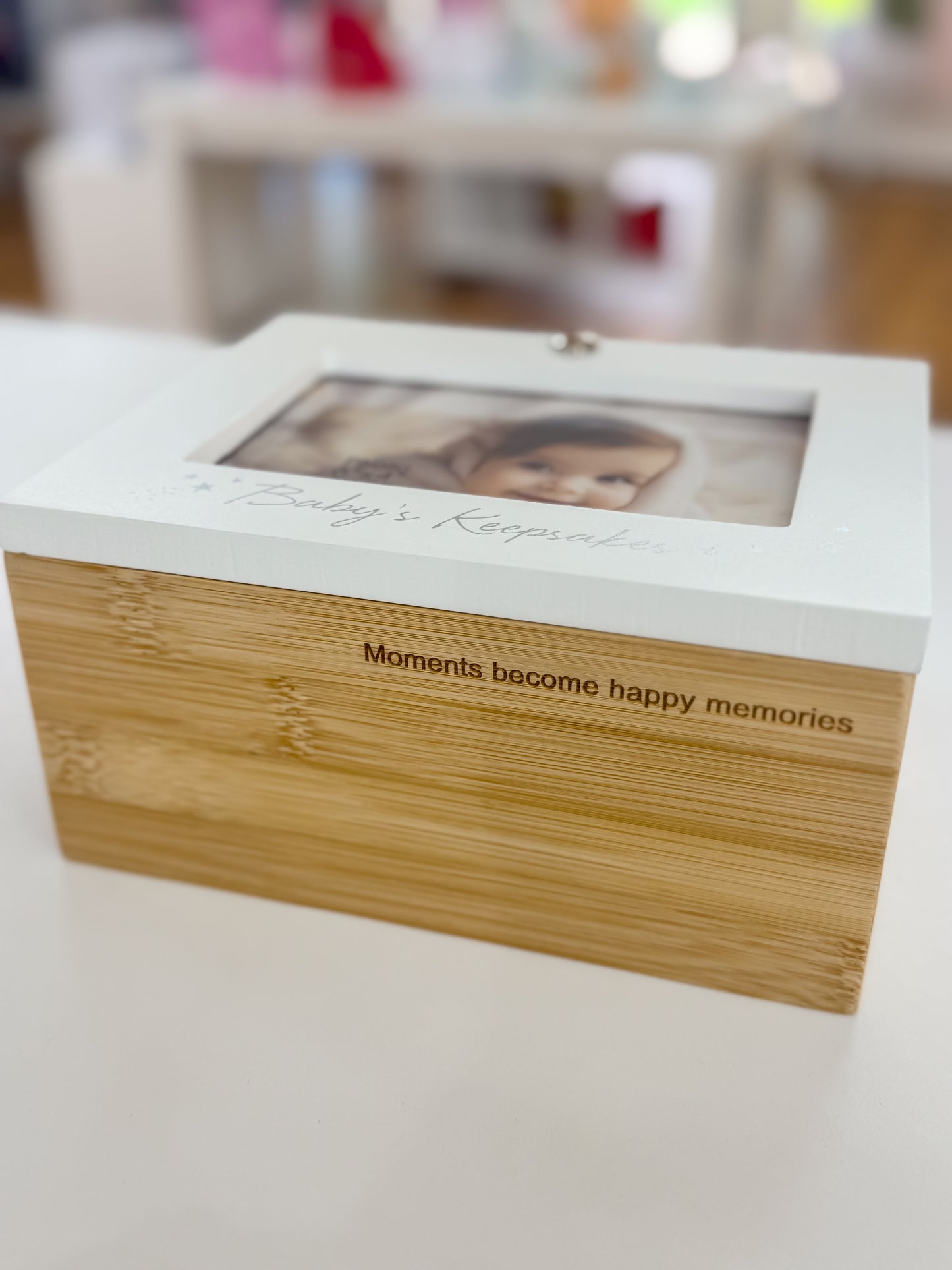 Bamboo Baby Keepsake Box