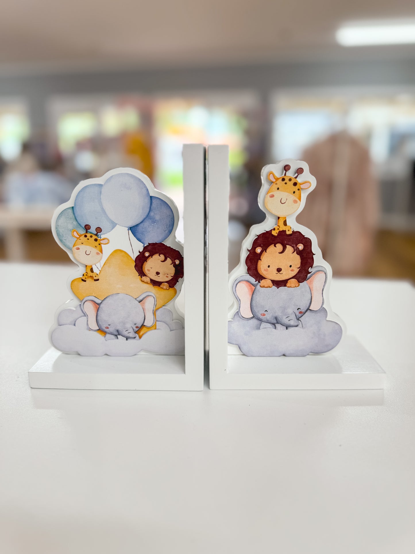 Baby Balloon Bookends