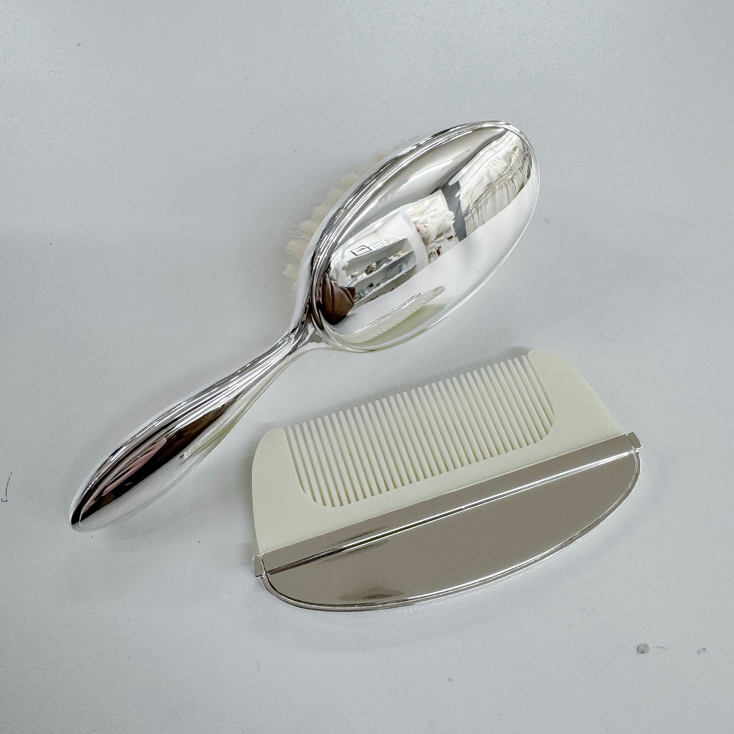 Silver Brush/Comb Set