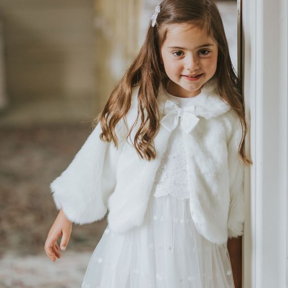 Faux Fur Petal Jacket