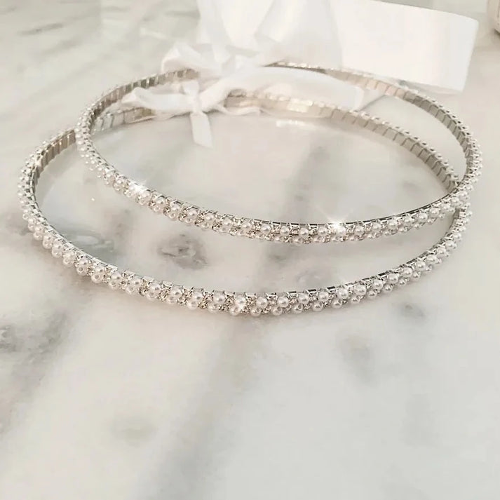 Haroula Silver Wedding Crown (Stefana)