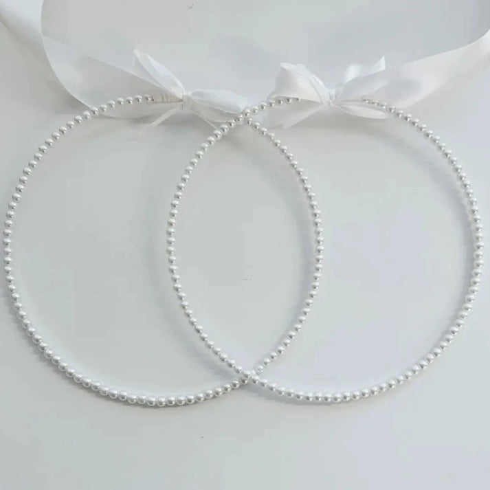 Xenia White Wedding Crown (Stefana)